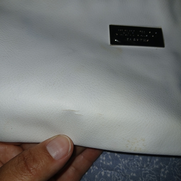 White Jimmy Choo Leather Clutch - Picture 7 of 7